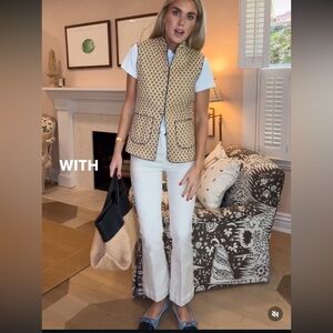 Julia Amory Wellington Quilted Vest size medium